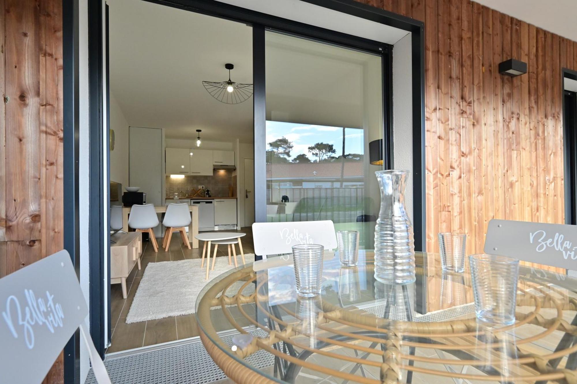 Biscawai Chaleureux Et Cosy Avec Terrasse Διαμέρισμα Biscarrosse Εξωτερικό φωτογραφία