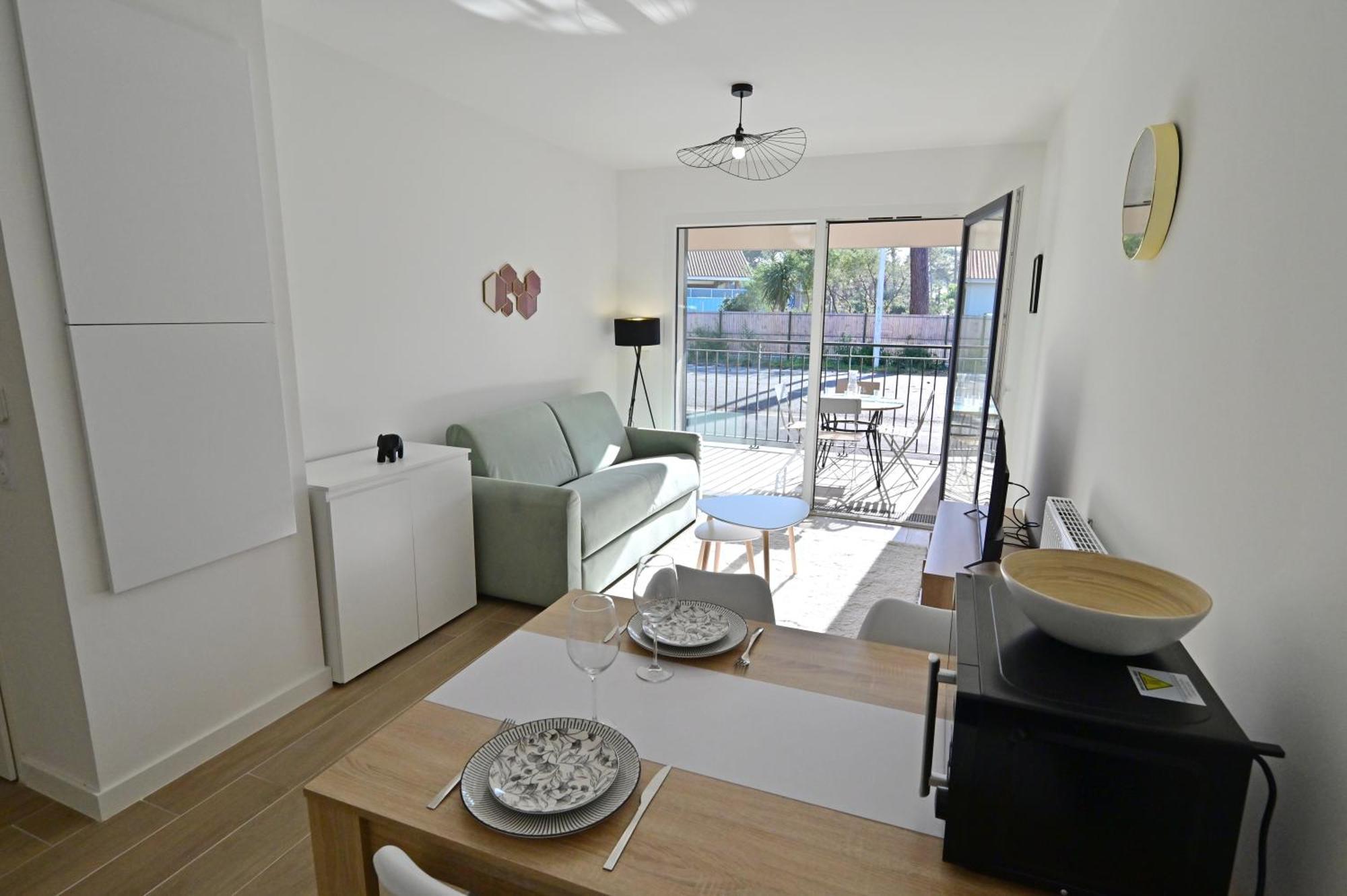 Biscawai Chaleureux Et Cosy Avec Terrasse Διαμέρισμα Biscarrosse Εξωτερικό φωτογραφία
